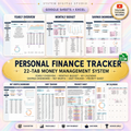 Personal Finance Tracker | 22-Tab Budget Spreadsheet for Google Sheets & Excel