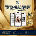 100 Instagram Post Templates | Editable Canva PLR MRR