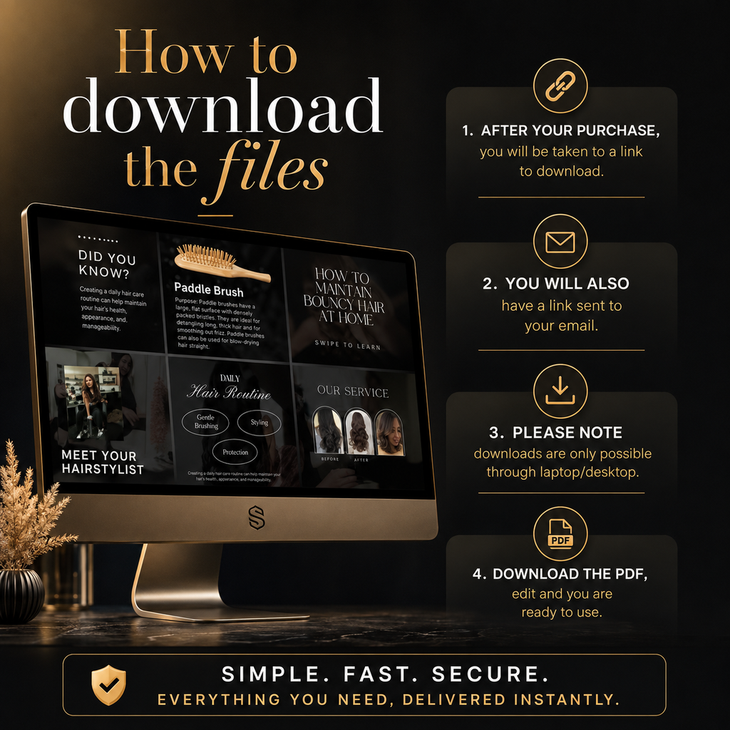Hairstylist Templates | Hair Salon Instagram Posts