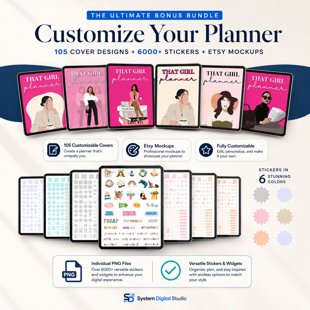 That Girl Digital Planner | PLR + MRR