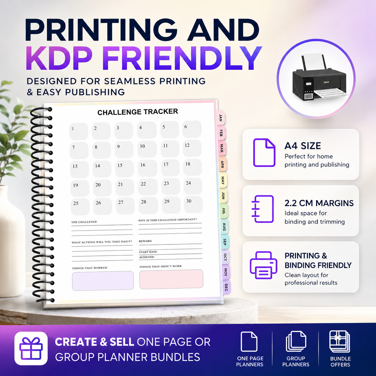 PLR Printable Planner – 100+ Planner Templates