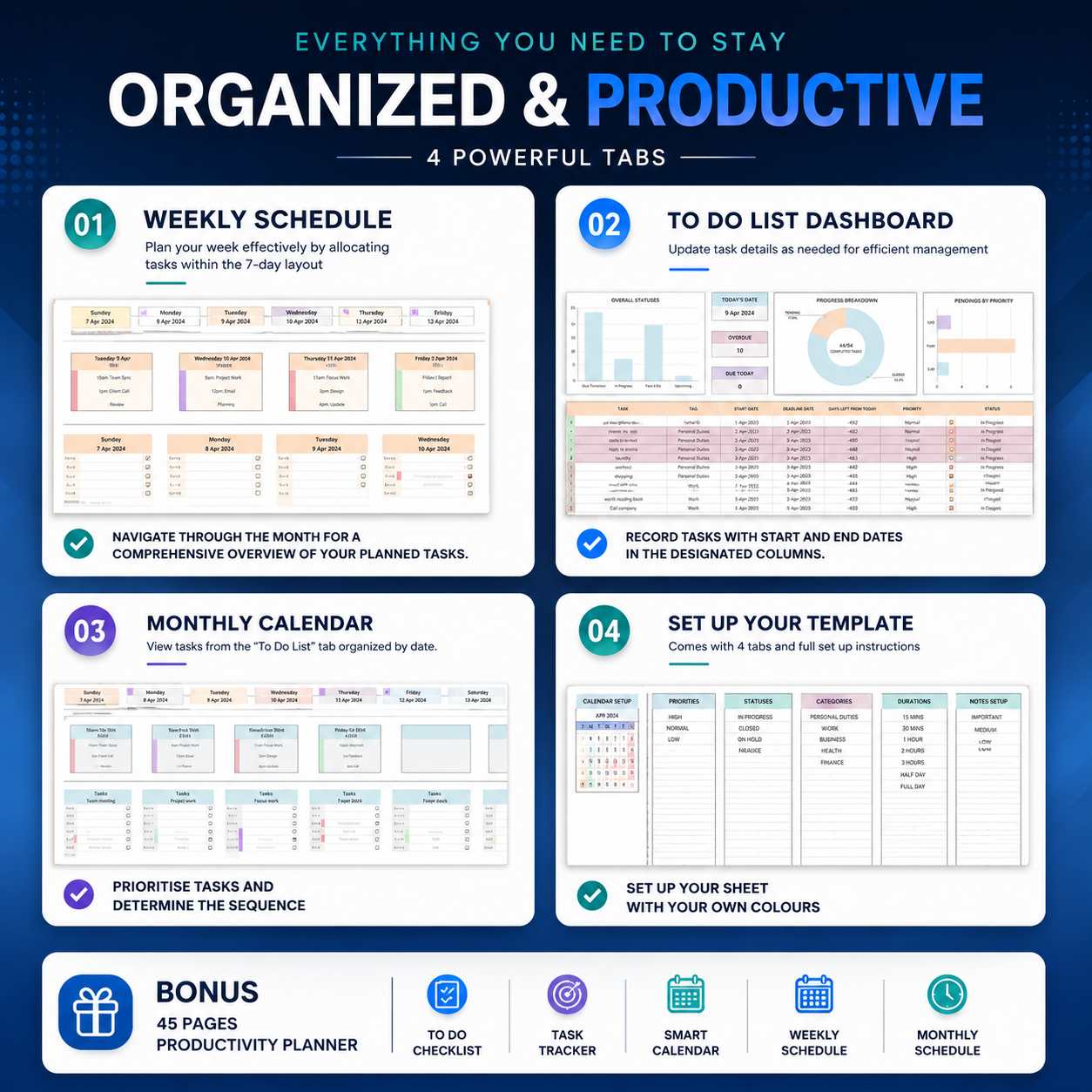 Life Organizer Spreadsheet Bundle with PLR & MRR