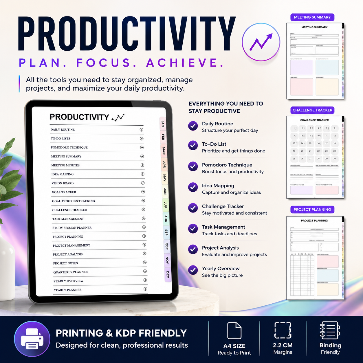 PLR Printable Planner – 100+ Planner Templates
