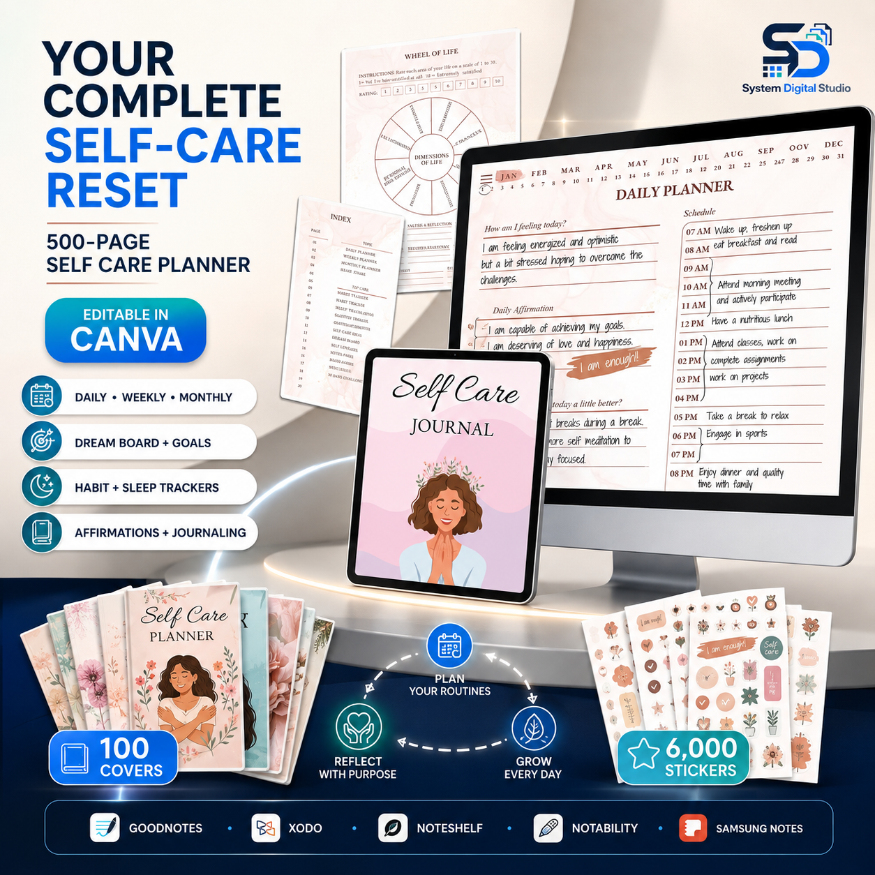 Spirituality Planner Bundle with Commercial Use