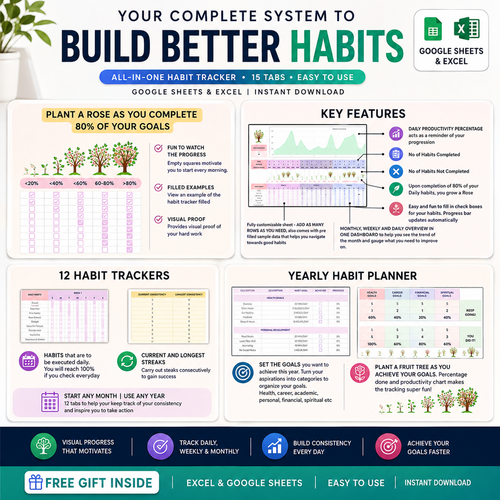 Budget Spreadsheet Bundle with PLR & MRR