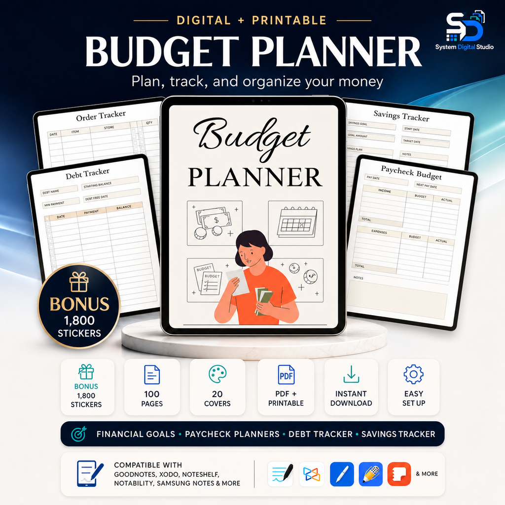 Smart Budget Spreadsheet Bundle with Master Resell Rights