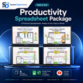 Productivity Spreadsheet Bundle with PLR & MRR