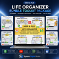 Life Organizer Spreadsheet Bundle with PLR & MRR