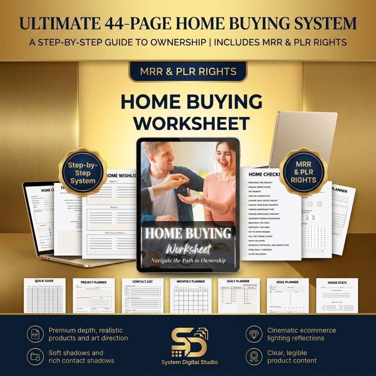 Home Buying Planner & House Hunting Checklist | Mortgage Organizer