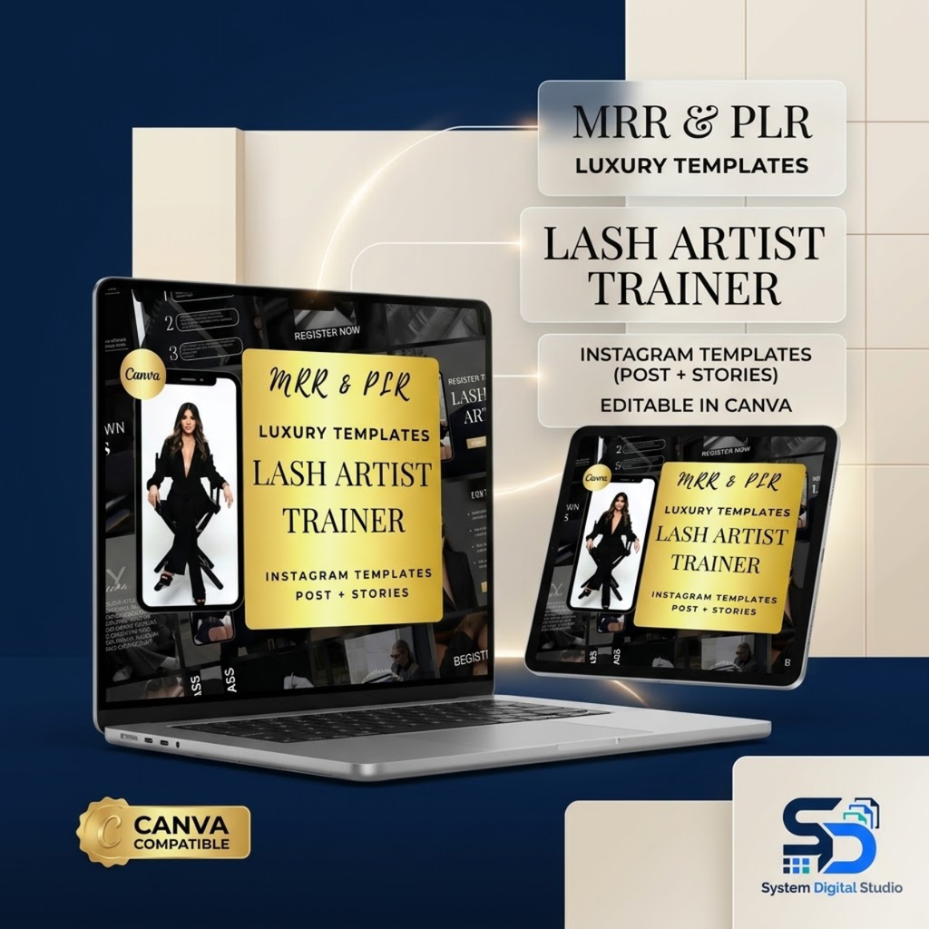 Lash Tech Trainer Templates | Lash Tech Social Media Posts