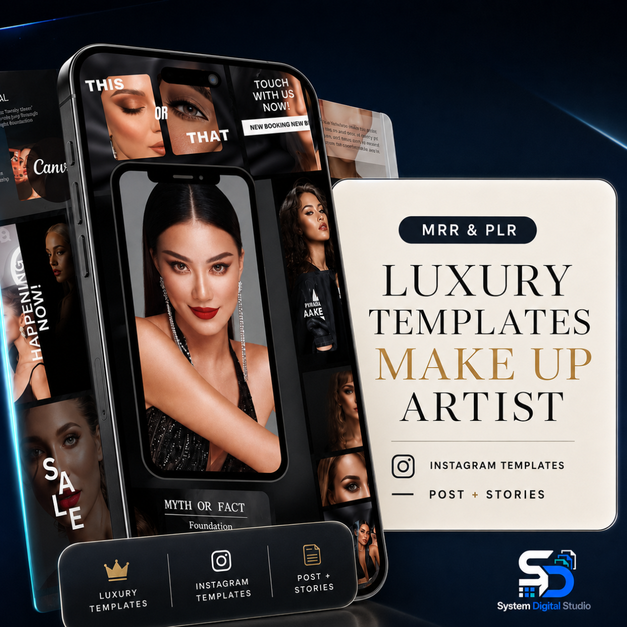 120 Makeup Artist Instagram Templates | Canva Posts & Stories
