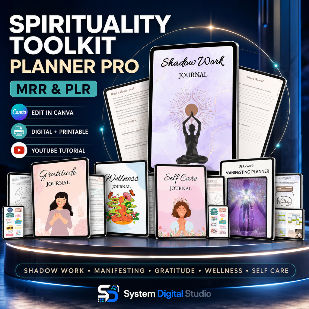 Spirituality Planner Bundle with Commercial Use