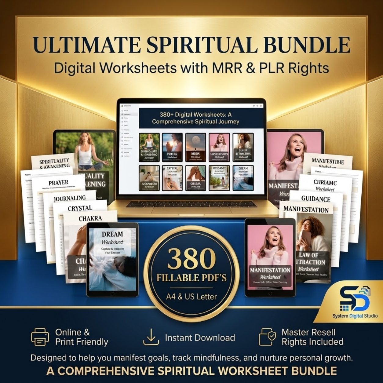 Etsy Seller Business Planner | Online Shop & Digital Product Worksheets