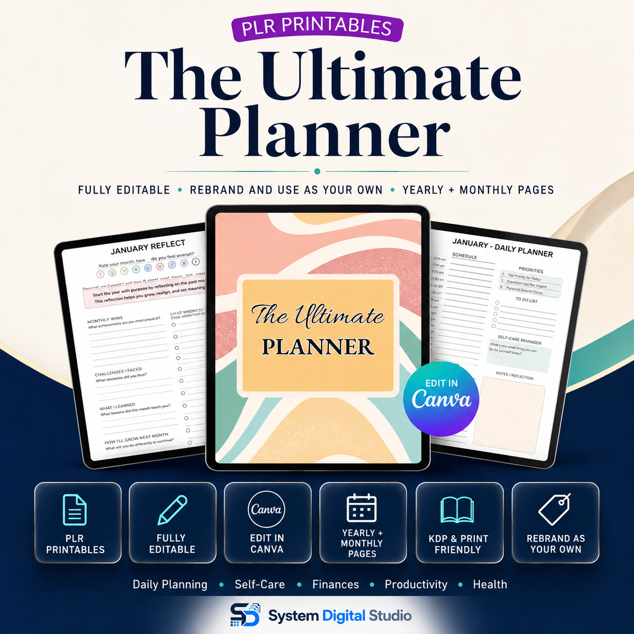 PLR Printable Planner – 100+ Planner Templates