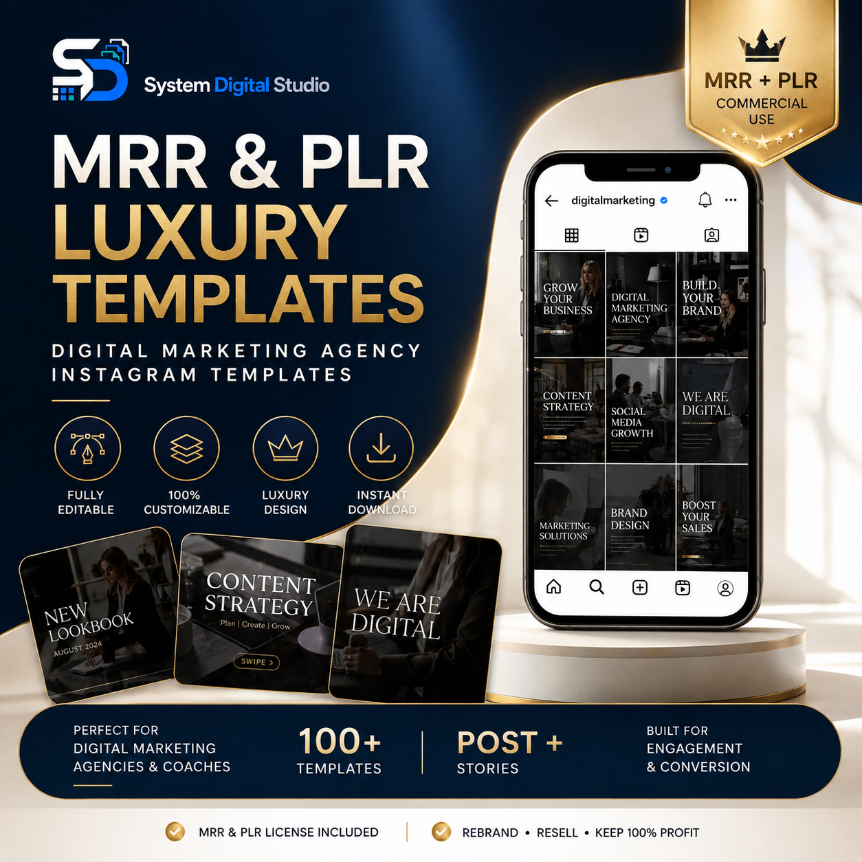 Digital Marketing Agency Templates | Social Media Manager Instagram Posts