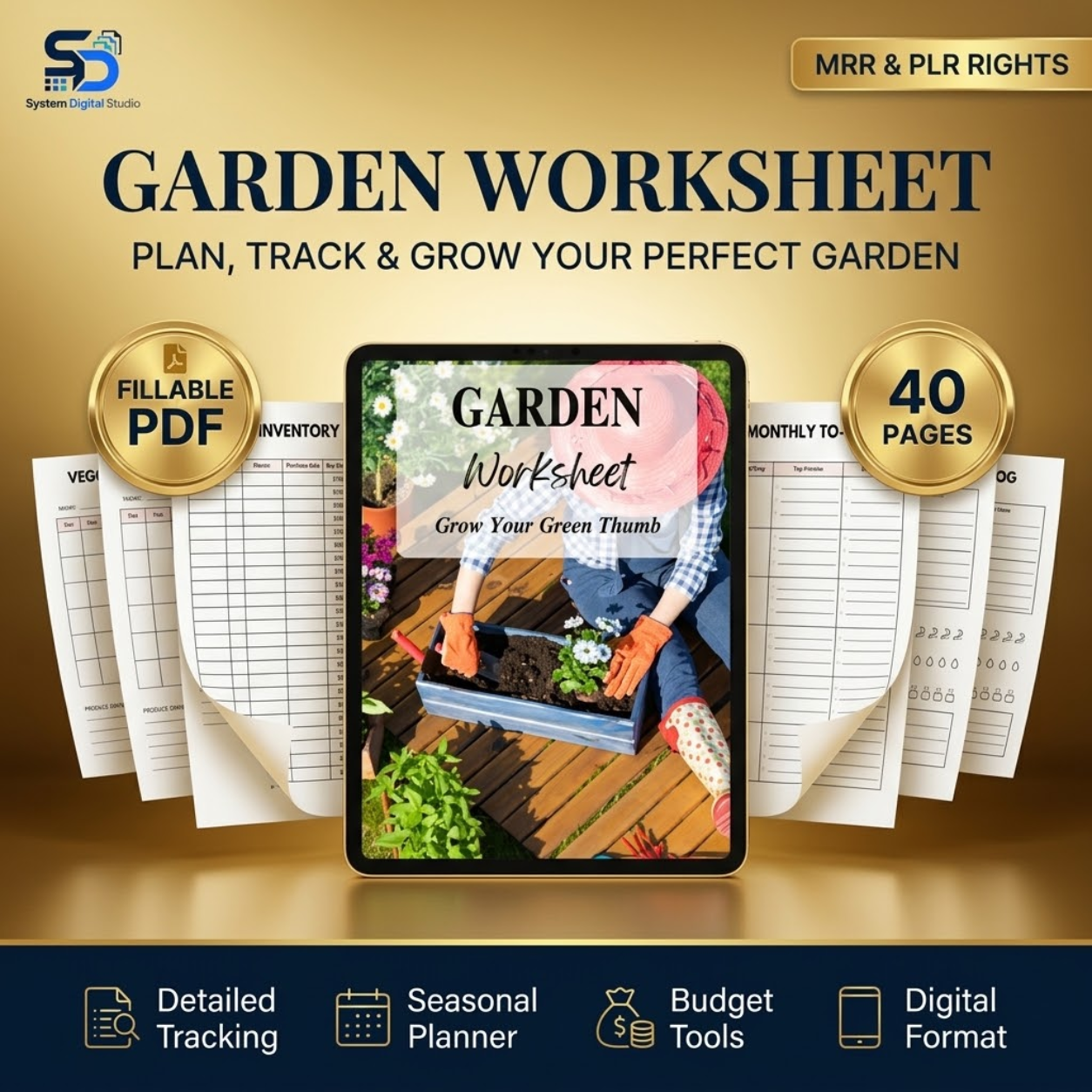Garden Planner & Plant Tracker | Printable Gardening Journal