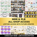 🌟 ALL-IN-ONE MRR & PLR DIGITAL PRODUCT SHOP ACCESS — LIFETIME DEAL