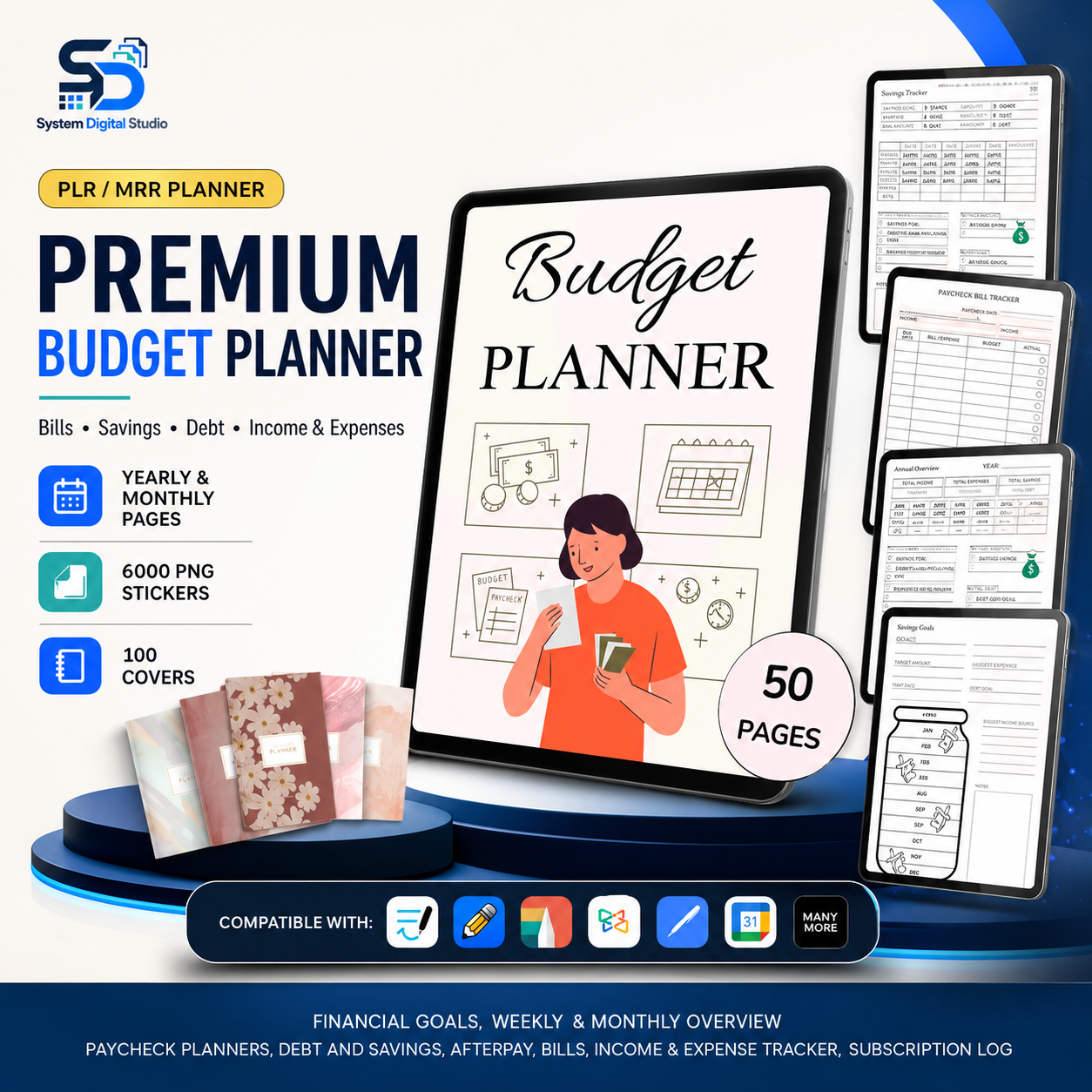 Digital Budget Planner with PLR & MRR Rights