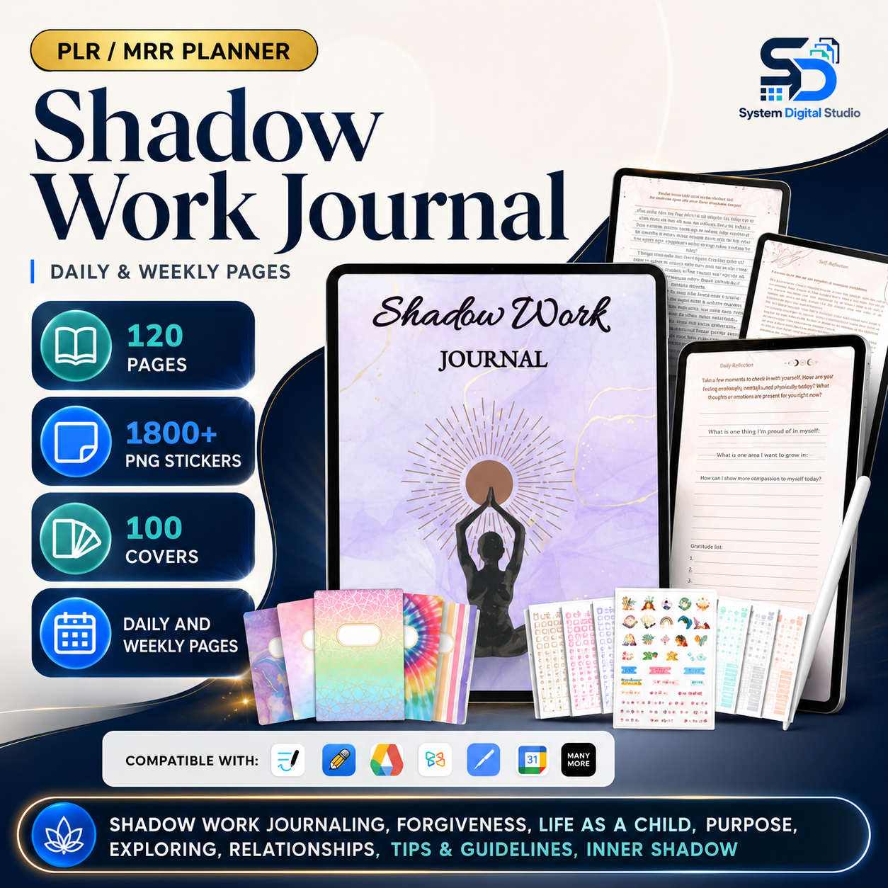 Shadow Work Journal with MRR & PLR Rights