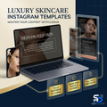Skincare Social Media Templates | 180 Esthetician Canva Templates