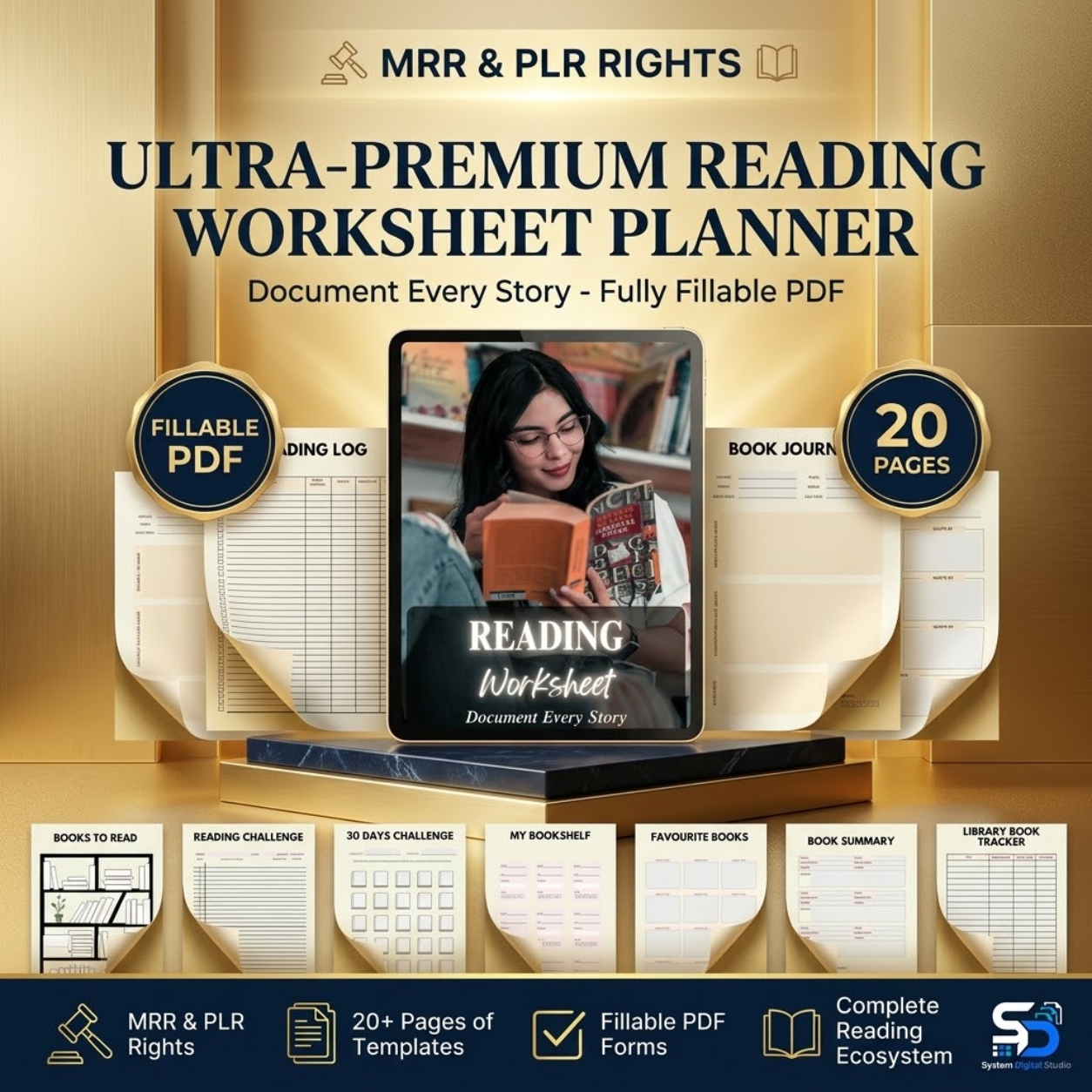 Reading Planner & Book Journal | Printable Reading Tracker