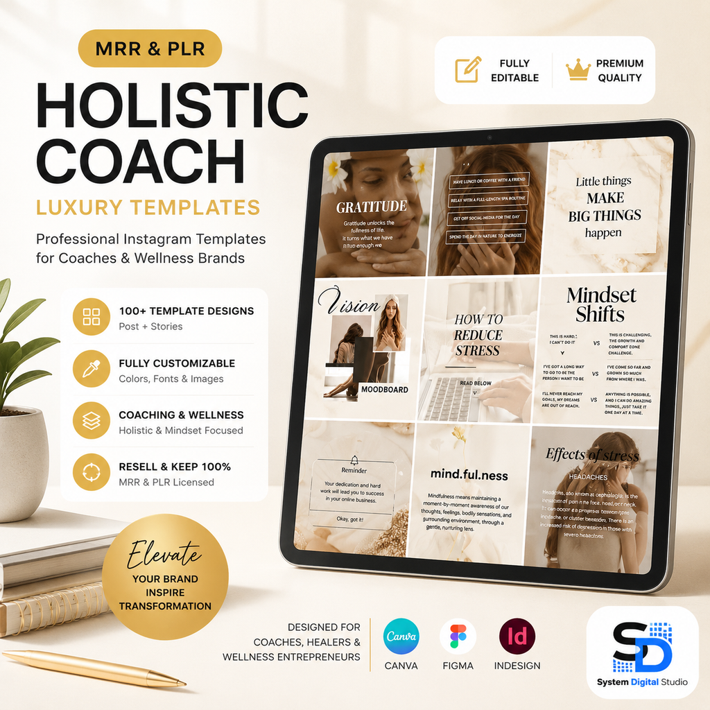 Holistic Coach Instagram Templates | Holistic Coach Posts