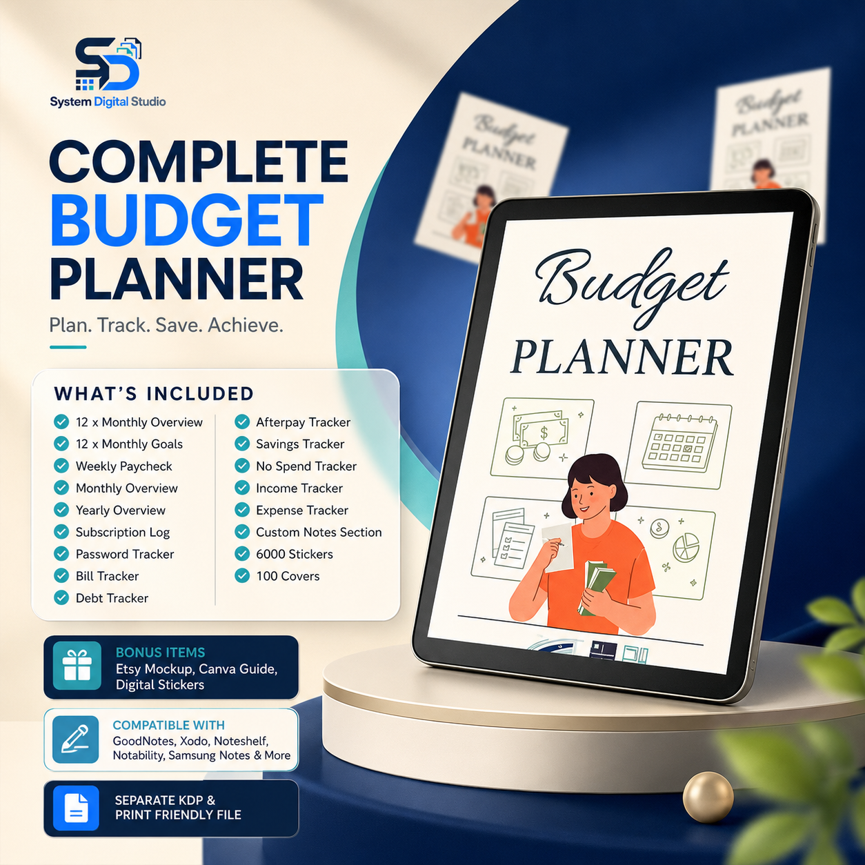 Digital Budget Planner with PLR & MRR Rights
