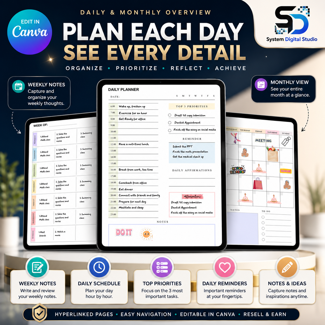 Productivity Planner with PLR & Master Resell Rights