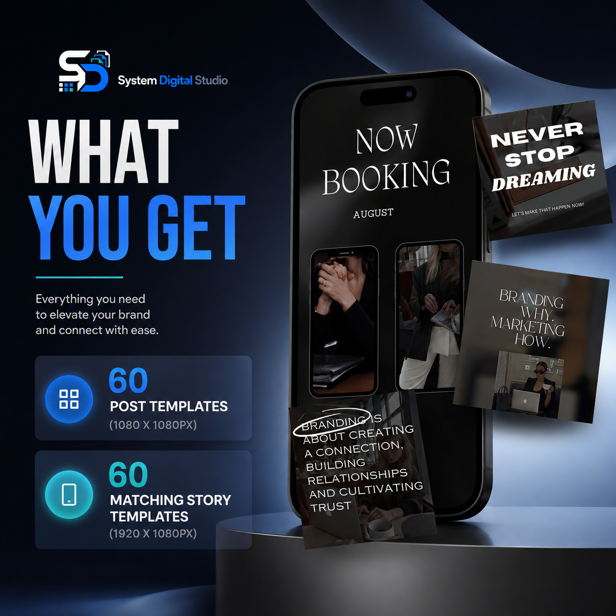 Digital Marketing Agency Templates | Social Media Manager Instagram Posts