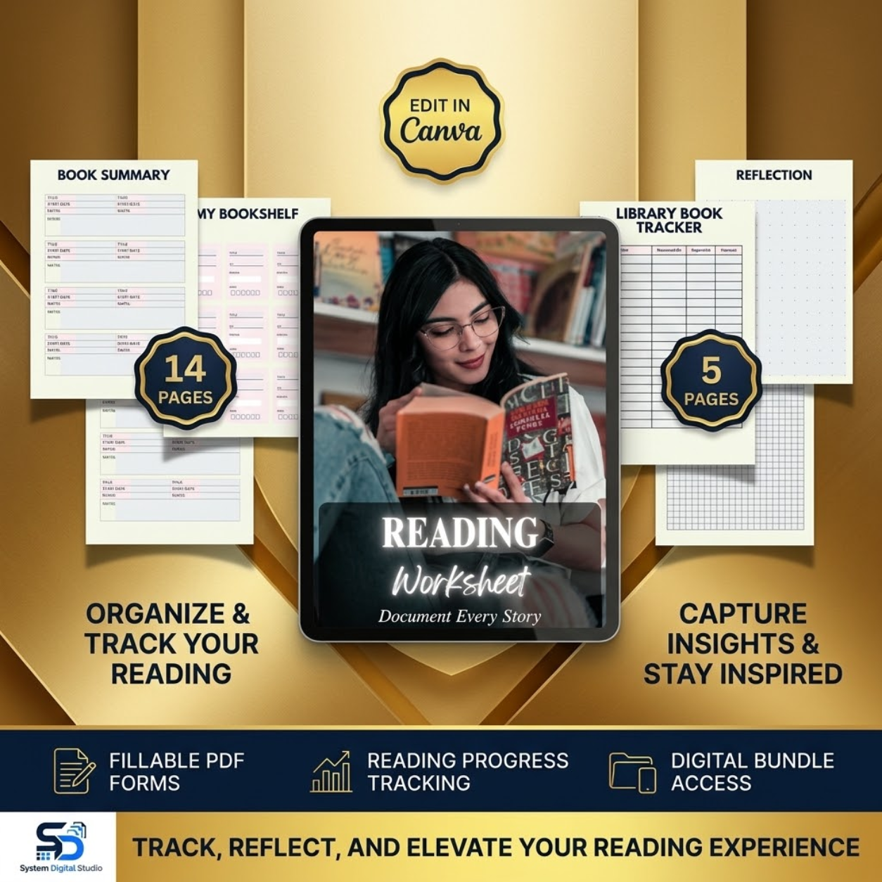 Reading Planner & Book Journal | Printable Reading Tracker