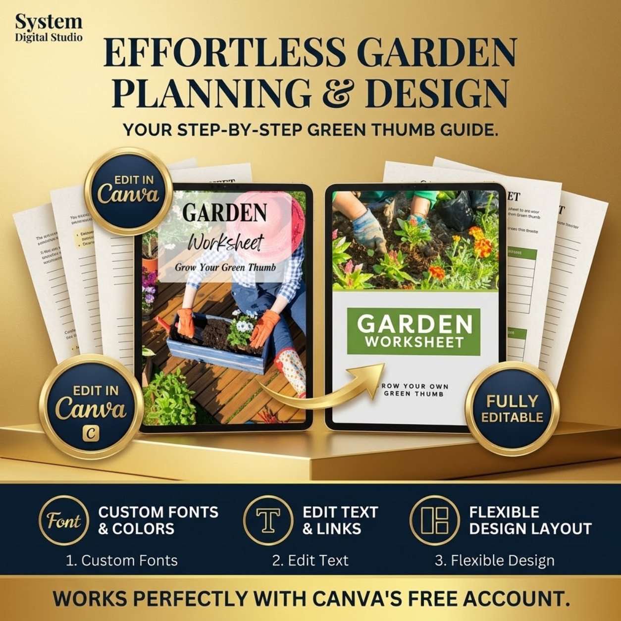 Garden Planner & Plant Tracker | Printable Gardening Journal