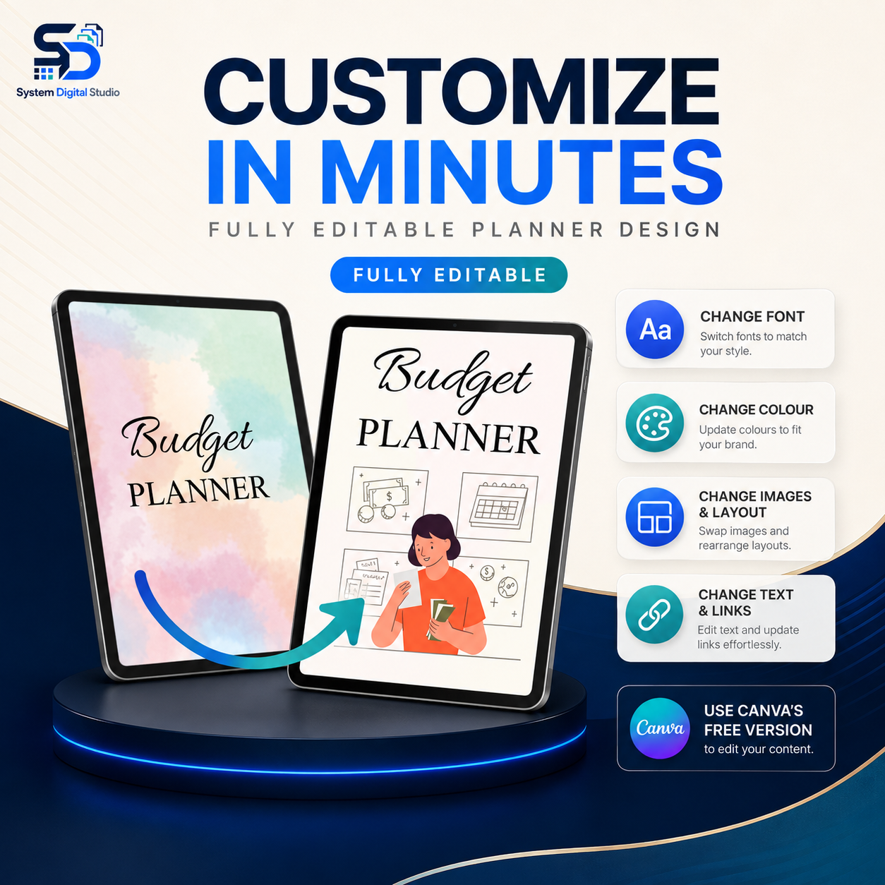 Digital Budget Planner with PLR & MRR Rights