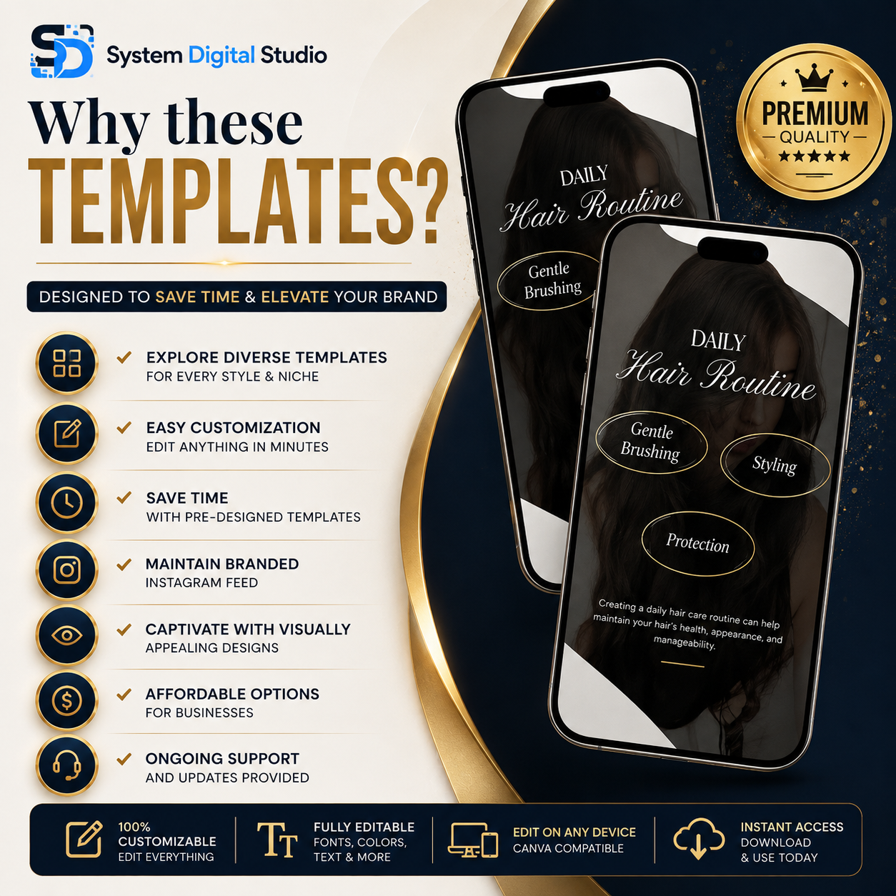 Hairstylist Templates | Hair Salon Instagram Posts