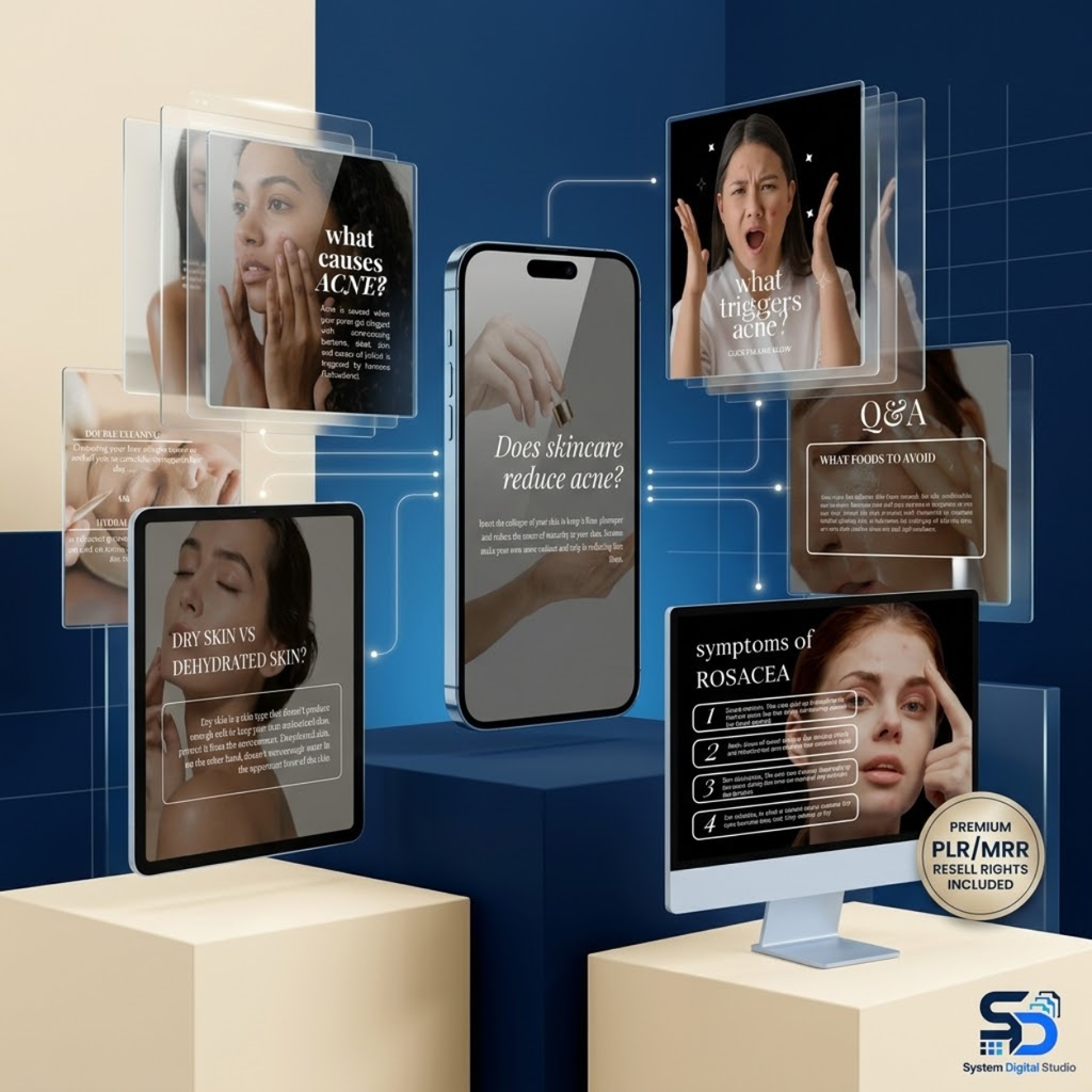Skincare Social Media Templates | 180 Esthetician Canva Templates