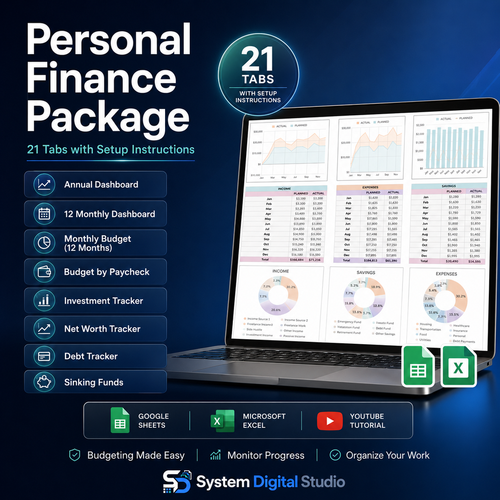 Life Organizer Spreadsheet Bundle with PLR & MRR