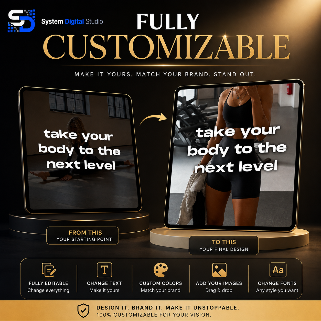 60 Body Sculpting Instagram Templates | RF Cavitation & Medspa Templates