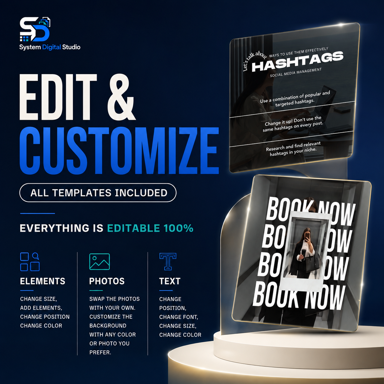 Digital Marketing Agency Templates | Social Media Manager Instagram Posts