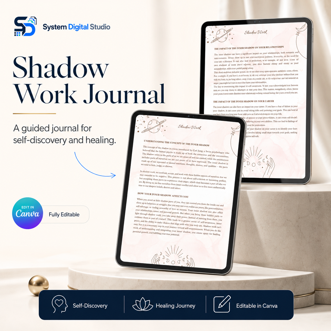 Shadow Work Journal with MRR & PLR Rights