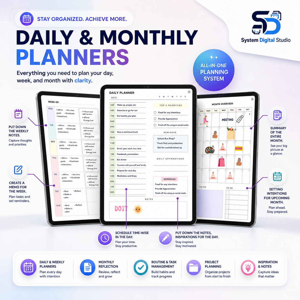 PLR Printable Productivity Planner