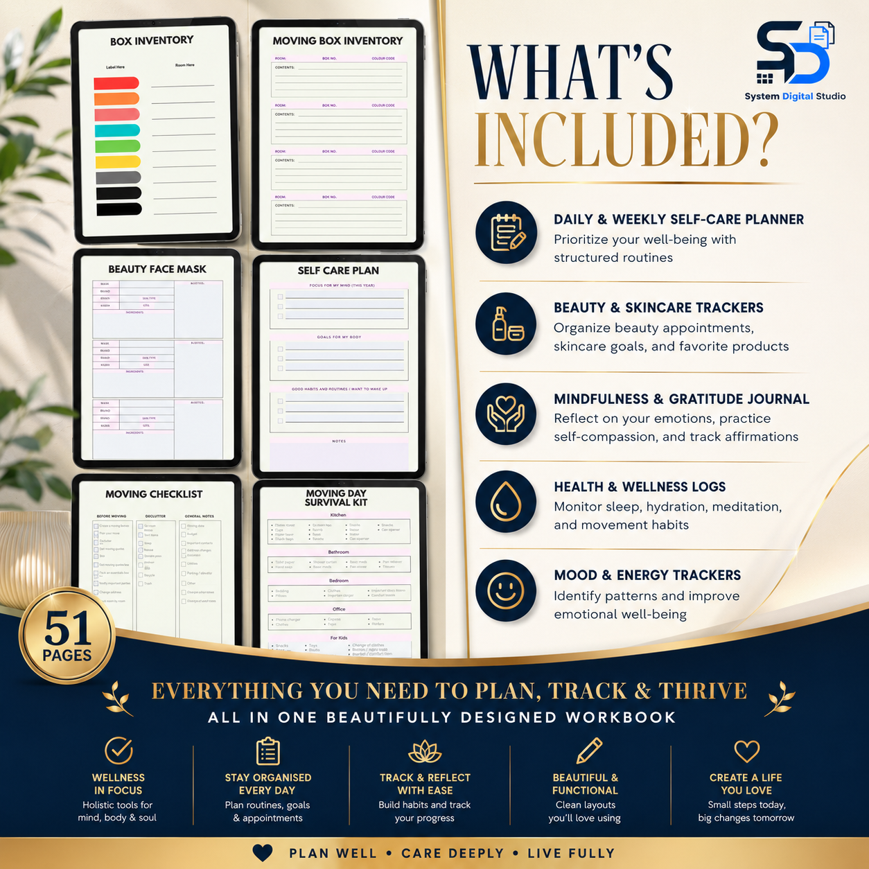 Self-Love Worksheet | Fillable PDF & Printable Planner
