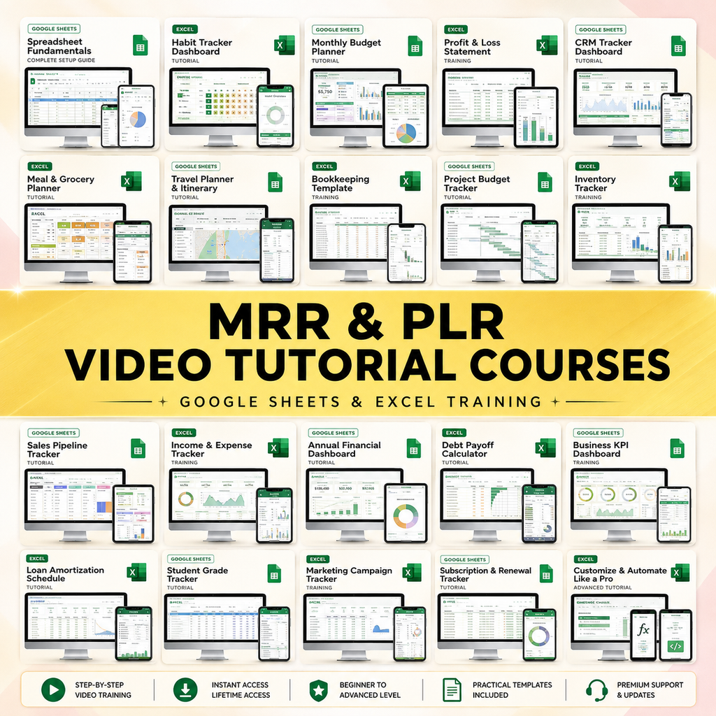 🌟 ALL-IN-ONE MRR & PLR DIGITAL PRODUCT SHOP ACCESS — LIFETIME DEAL