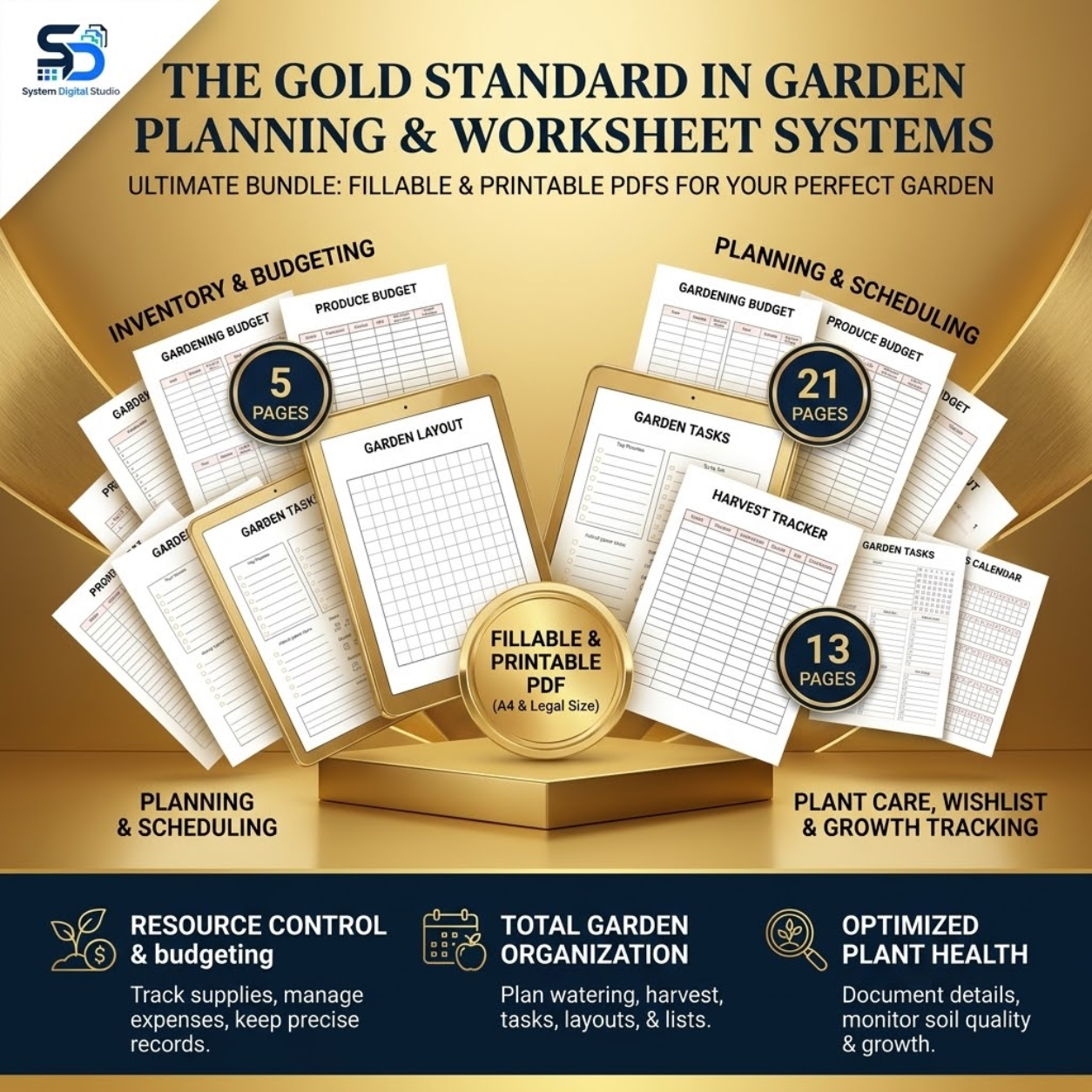Garden Planner & Plant Tracker | Printable Gardening Journal