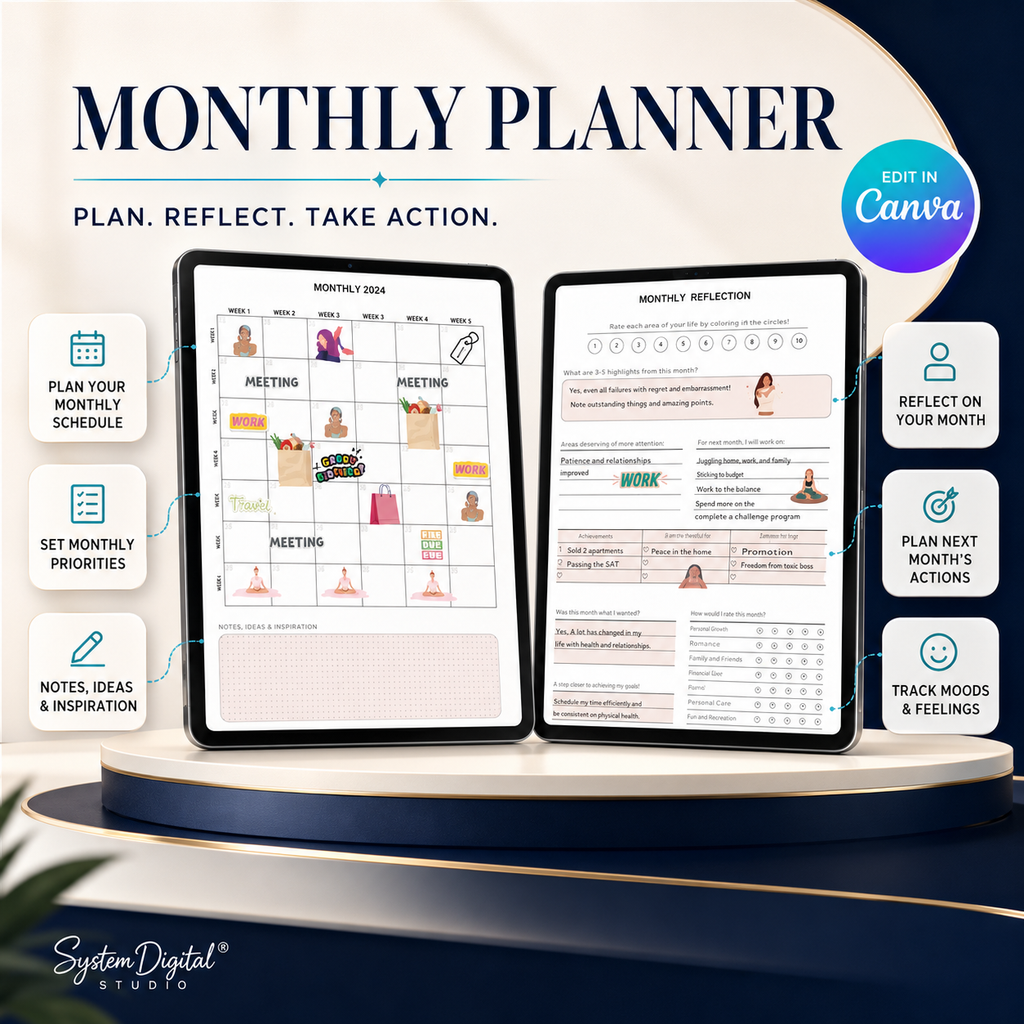 That Girl Digital Planner | PLR + MRR