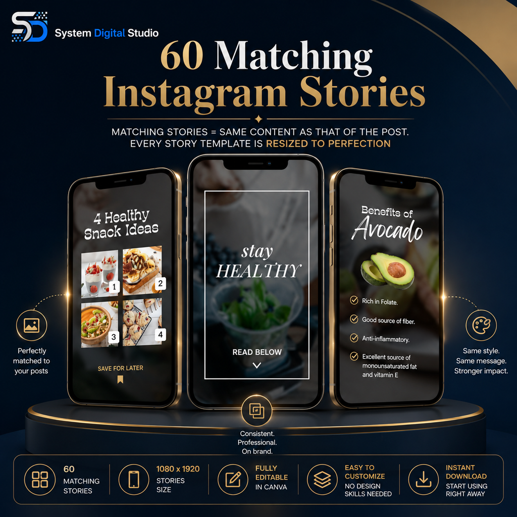 Nutrition Coach Templates | Dietitian & Wellness Coach Instagram Templates