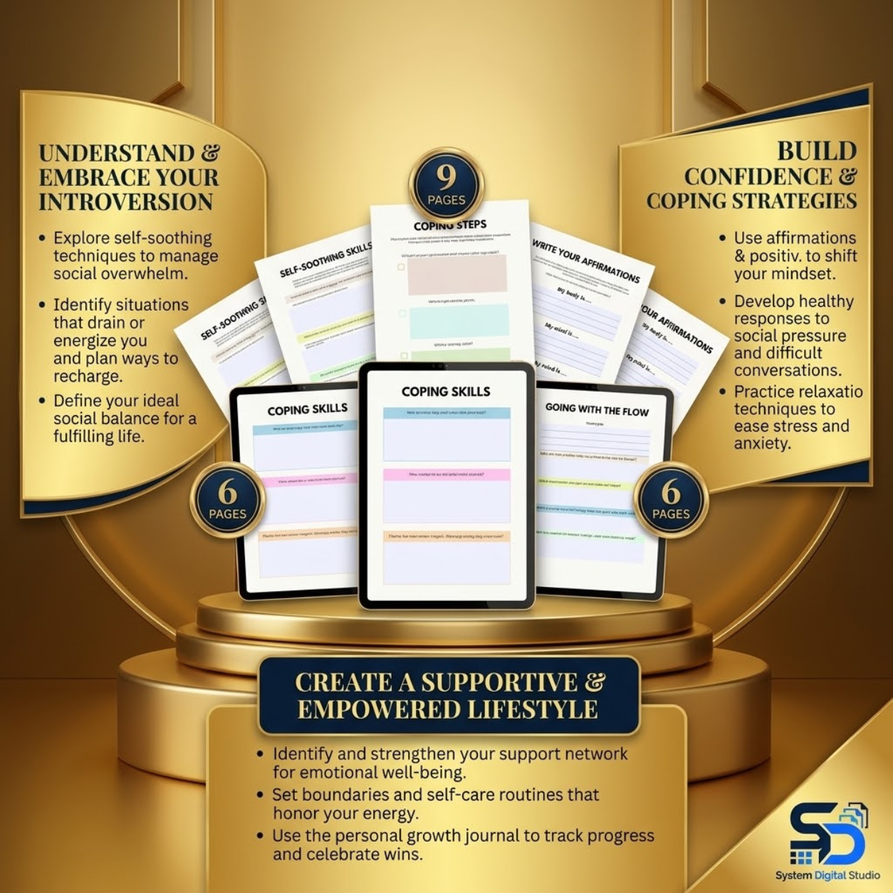 Introvert Self-Reflection Worksheet | Self-Care & Personal Growth