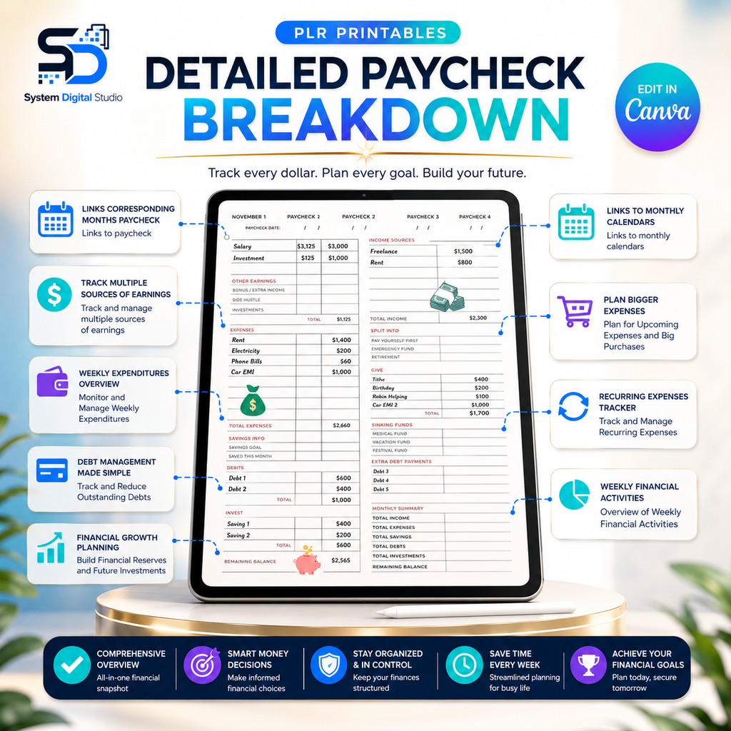 Printable Budget Planner