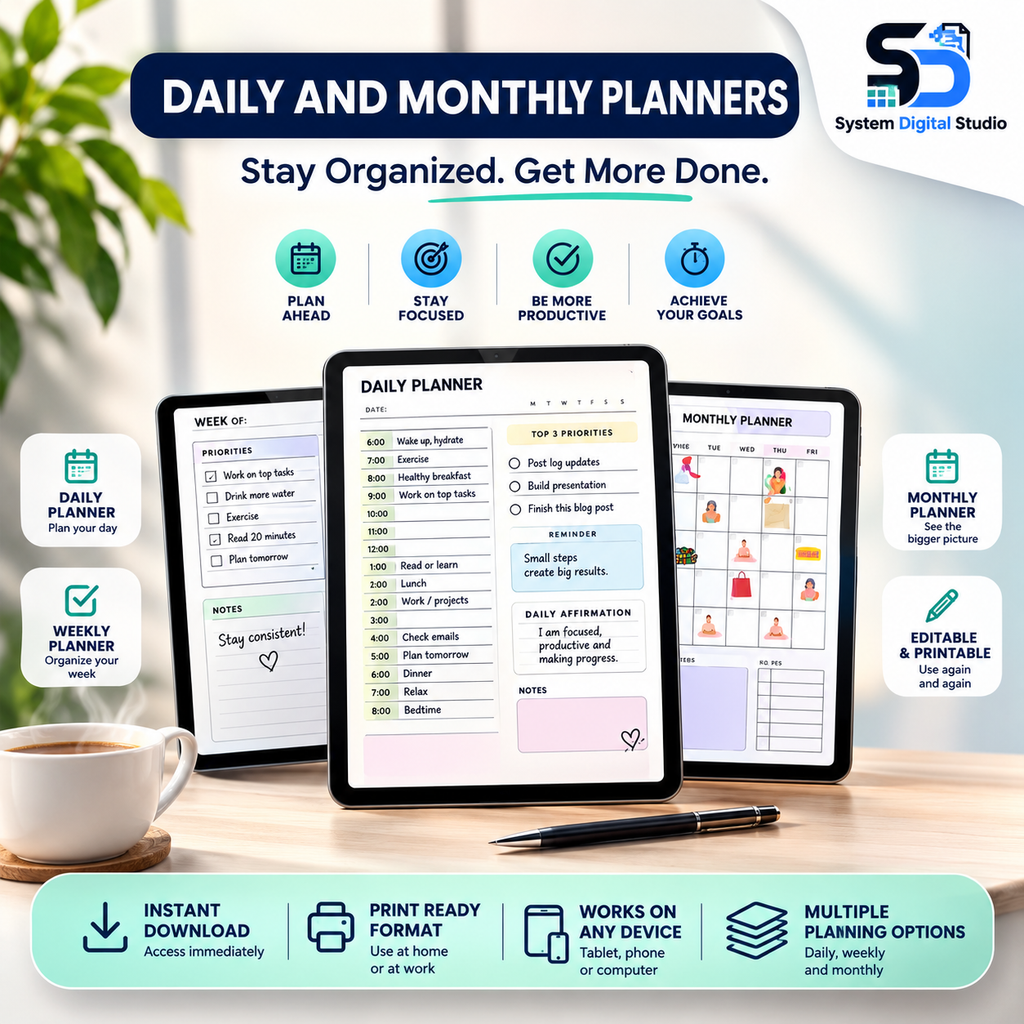 PLR Printable Productivity Planner