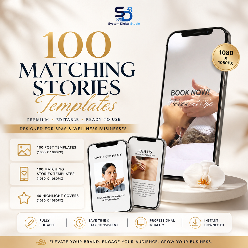 Massage Templates | Massage Therapy Social Media Templates