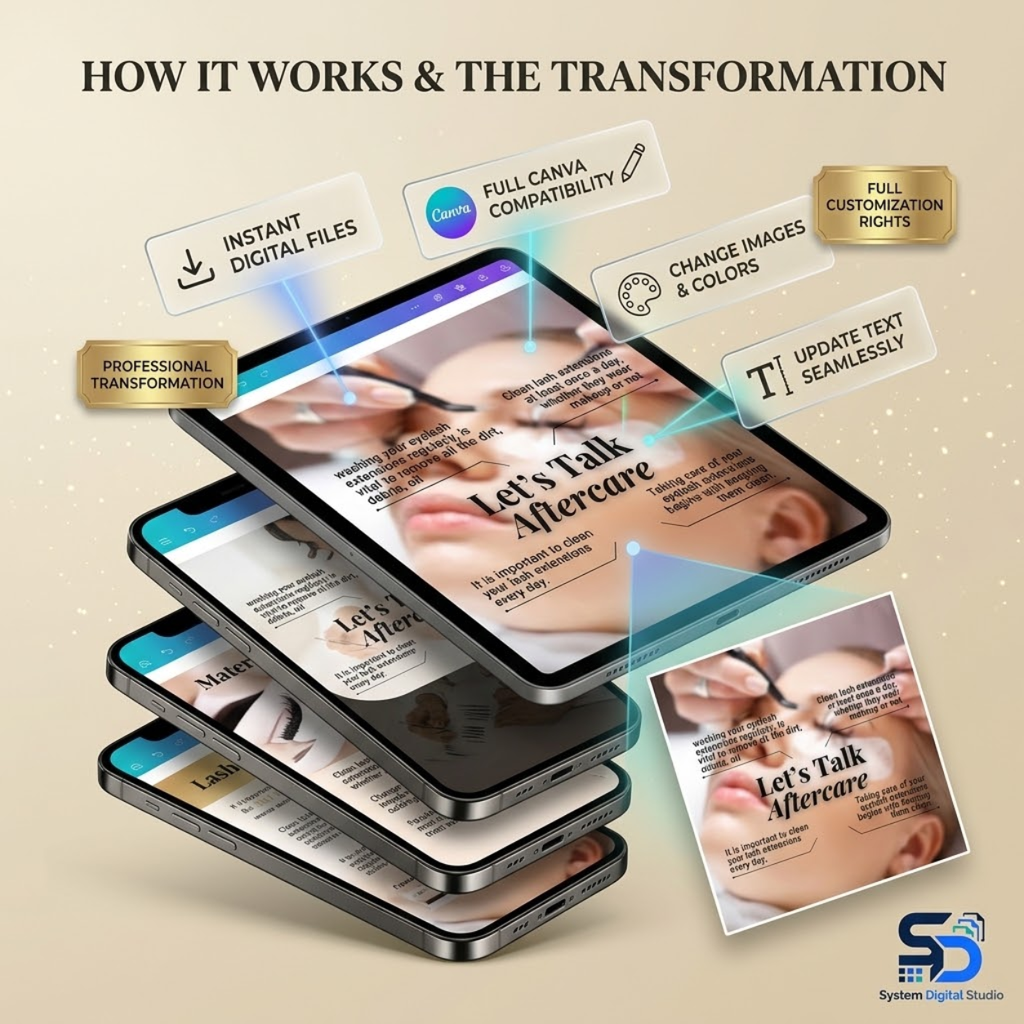 120 Lash Tech Instagram Templates | Lash Stylist Social Media Posts