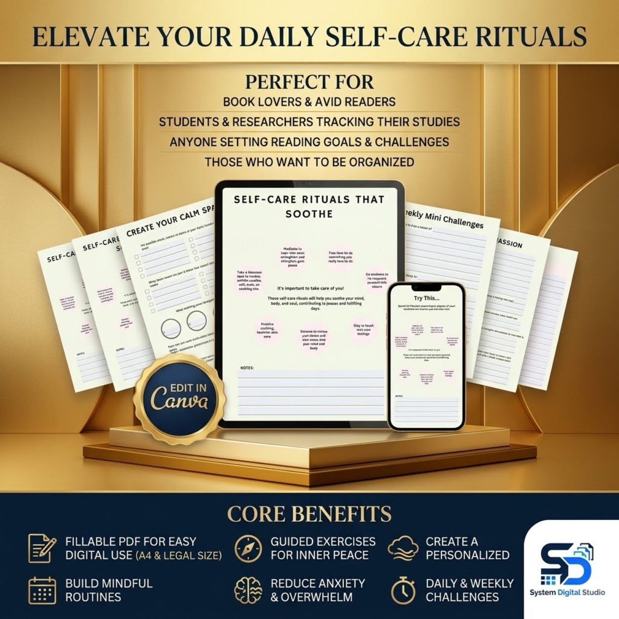 Mindfulness & Stress Relief Worksheet | Printable Mindfulness Journal